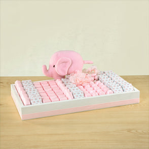 Baby girl elephant theme designed pre...