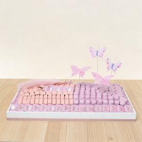 Butterfly decorated chocolate large l...