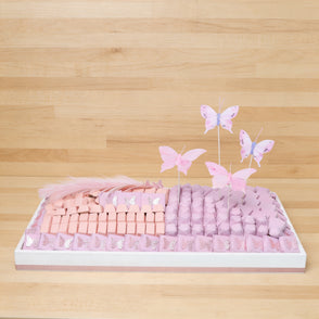 Butterfly decorated chocolate large l...