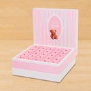 Baby girl teddy designed personalized chocolate large hamper