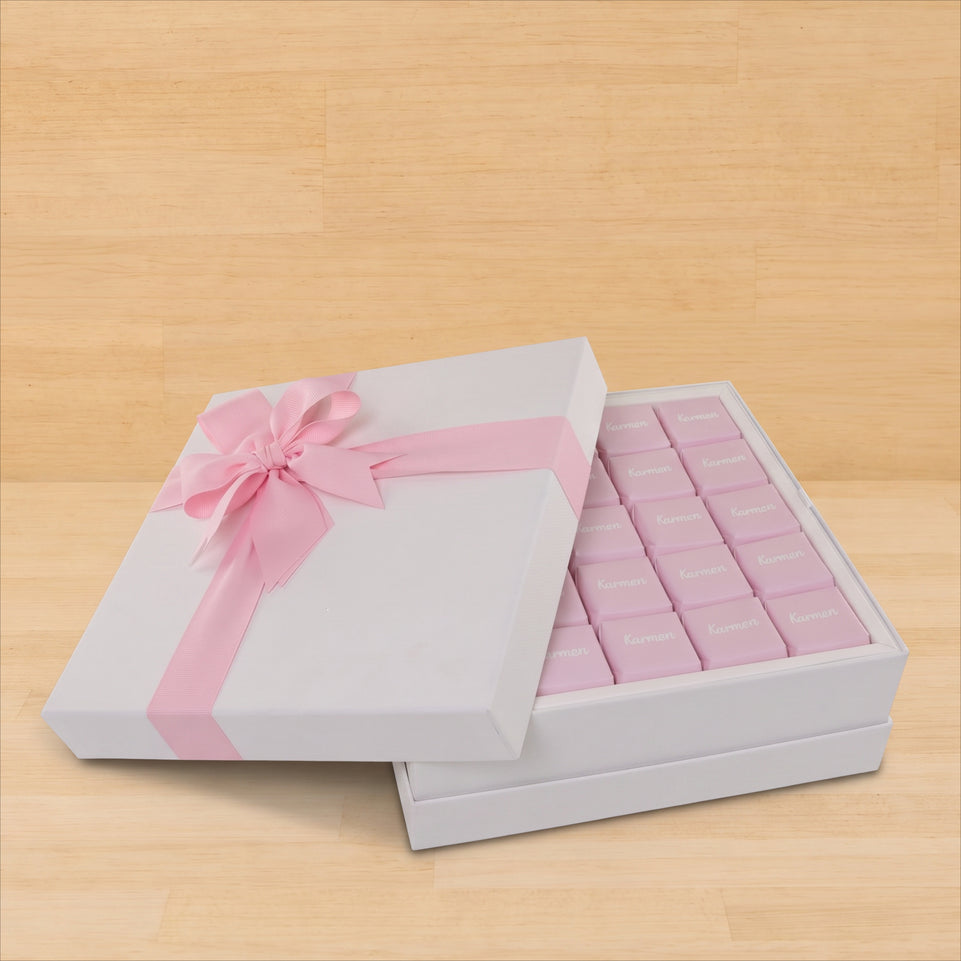 Baby girl personalized designed chocolate hard box