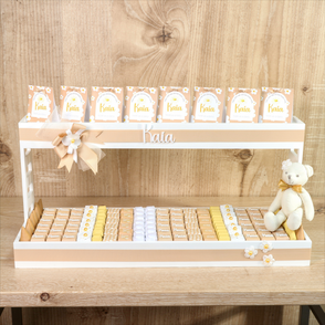 Baby girl flower theme chocolate arra...