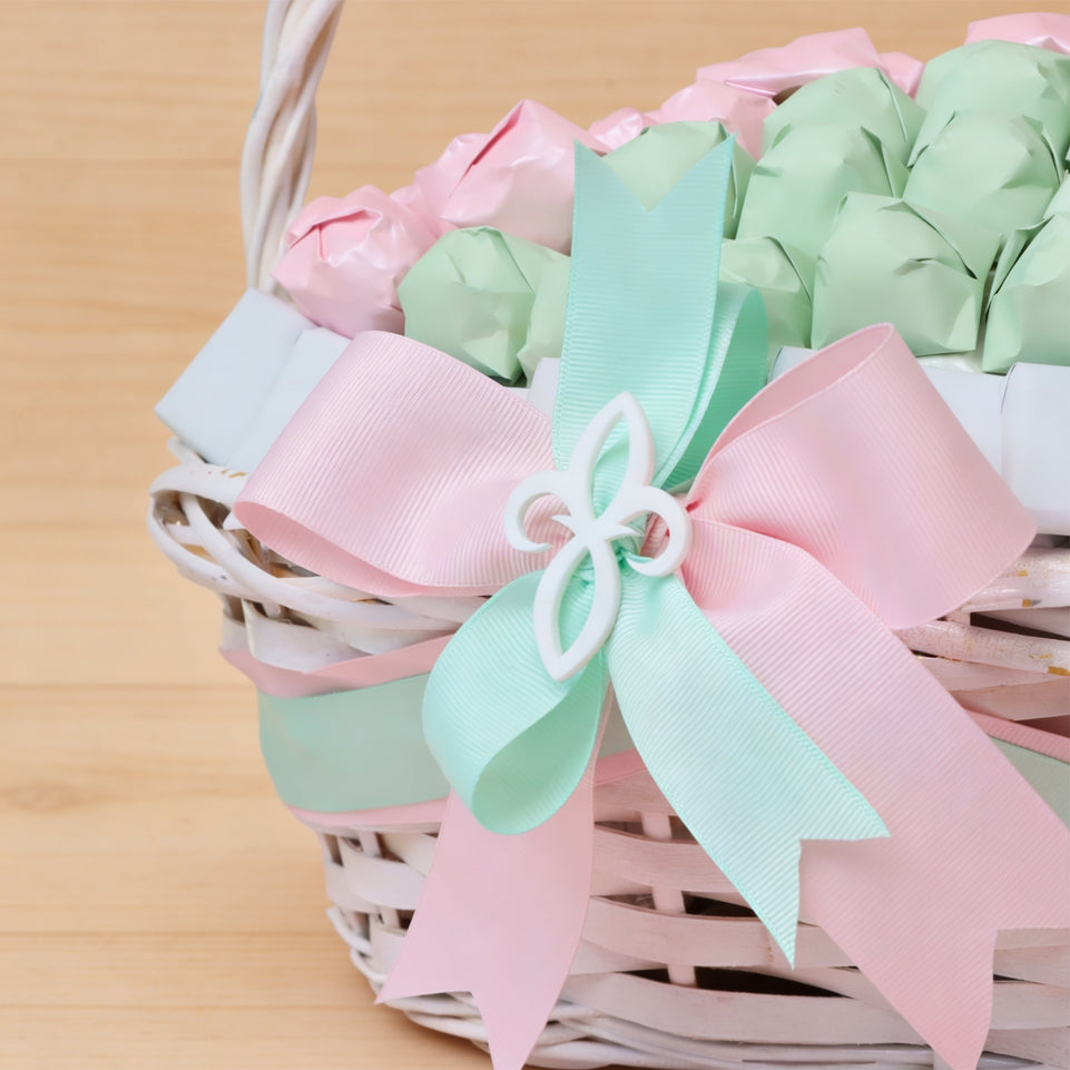 Baby girl princess toy decorated premium chocolate medium basket