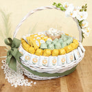 Baby sunflower designed premium chocolate large basket