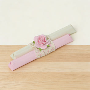 Set of 20 crochet ribbon & flower dec...