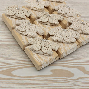 Set of 20 Rustic crochet jacket decor...