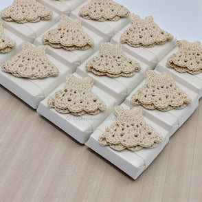 Set of 20 Crochet dress decorated loo...