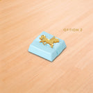 Baby carousel horse acrylic decorated premium chocolate