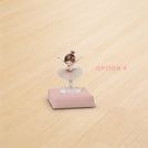 Baby ballerina acrylic decorated premium chocolate