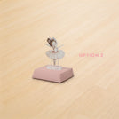 Baby ballerina acrylic decorated premium chocolate