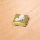 Baby feet acrylic decorated premium chocolate