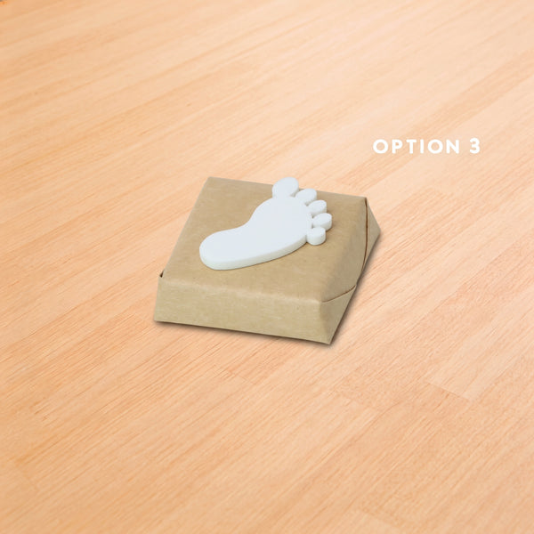 Baby feet acrylic decorated premium chocolate