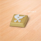 Baby acrylic stroller decorated premium chocolate