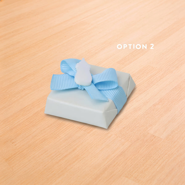 Baby acrylic bottle decorated premium decorated chocolate