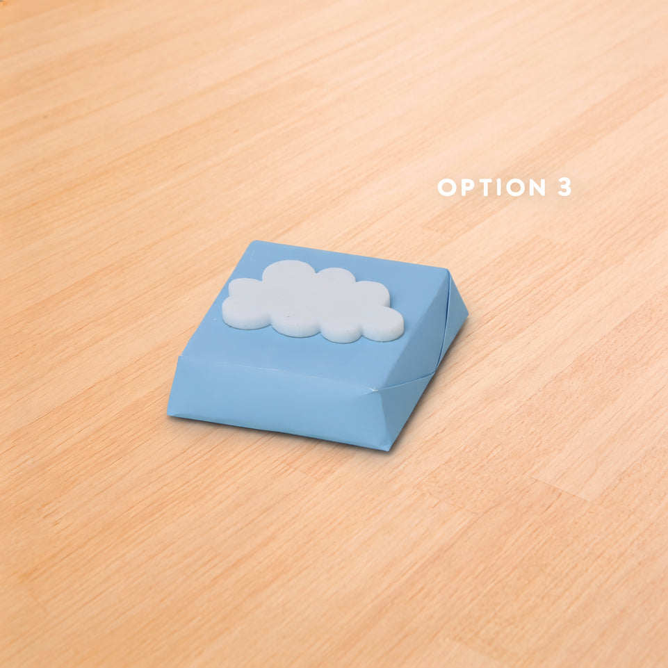 Baby acrylic cloud decorated premium chocolate