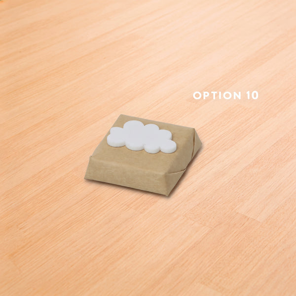 Baby acrylic cloud decorated premium chocolate