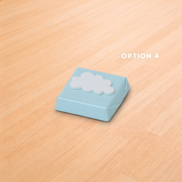 Baby acrylic cloud decorated premium chocolate