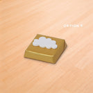 Baby acrylic cloud decorated premium chocolate