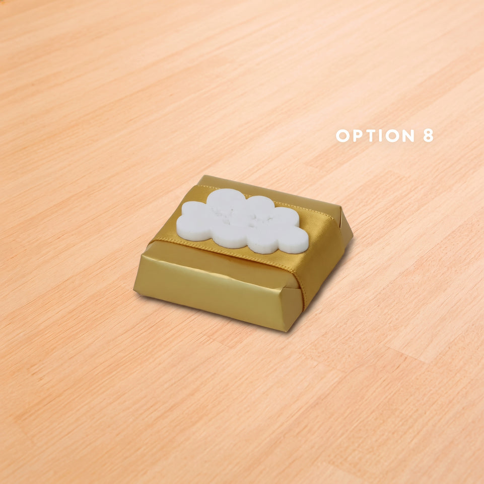 Baby acrylic cloud decorated premium chocolate