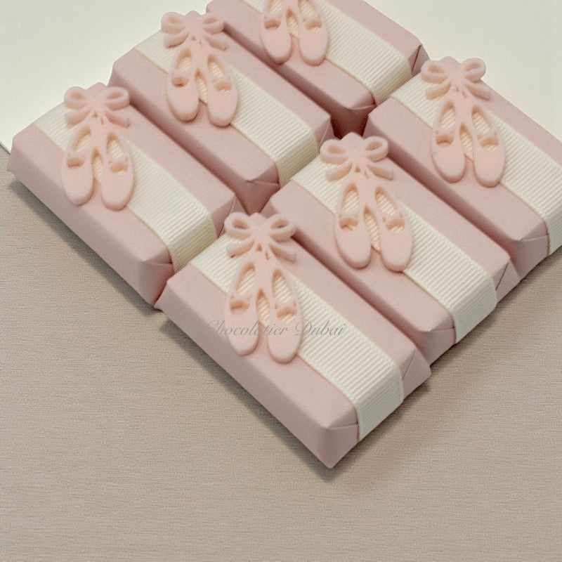 Baby girl acrylic ballerina shoes decorated loose premium chocolate