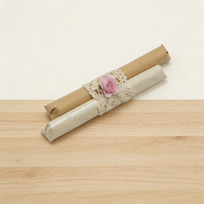 Set of crochet ribbon & flower decora...