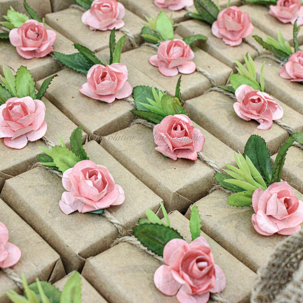 Greenery & flower decorated loose chocolate