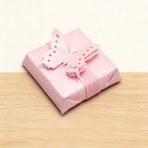 Butterfly decorated chocolate