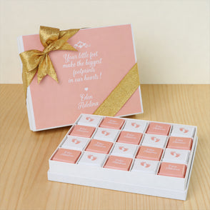 Baby girl personalized baby feet desi...