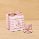 Set of 20 Baby carousel theme acrylic decorated candle hard box
