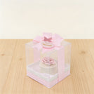 Set of 20 boxes baby girl rose flower trinket box giveaway