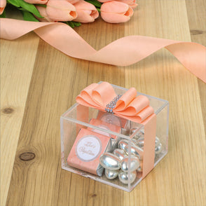 Set of 20 Baby ribbon decorated choco...