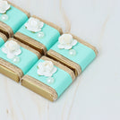 Flower pearl decorated chocolate