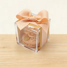 Set of 20 Decorated macaroon acrylic box