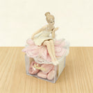 Set of 20 Personalized acrylic name ceramic ballerina box