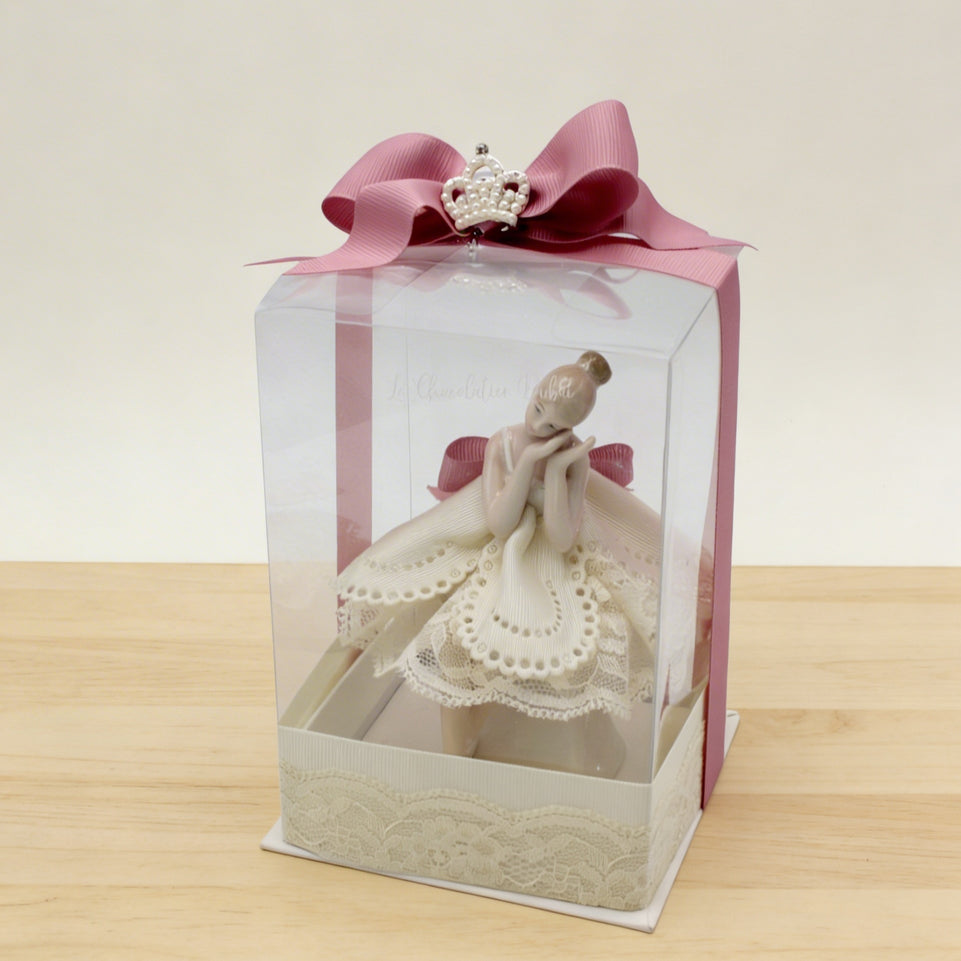 Set of 20 Baby decorated ceramic ballerina box
