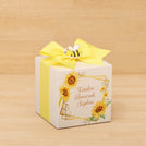 Set of 20 boxes sun flower design personalized chocolate soft box