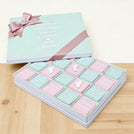 Acrylic baby feet personalized chocolate hard box