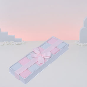 Baby chocolate top view box