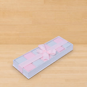 Baby chocolate top view box