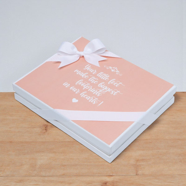 Baby feet designed chocolate hard box