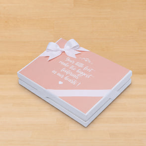 Baby feet designed chocolate hard box