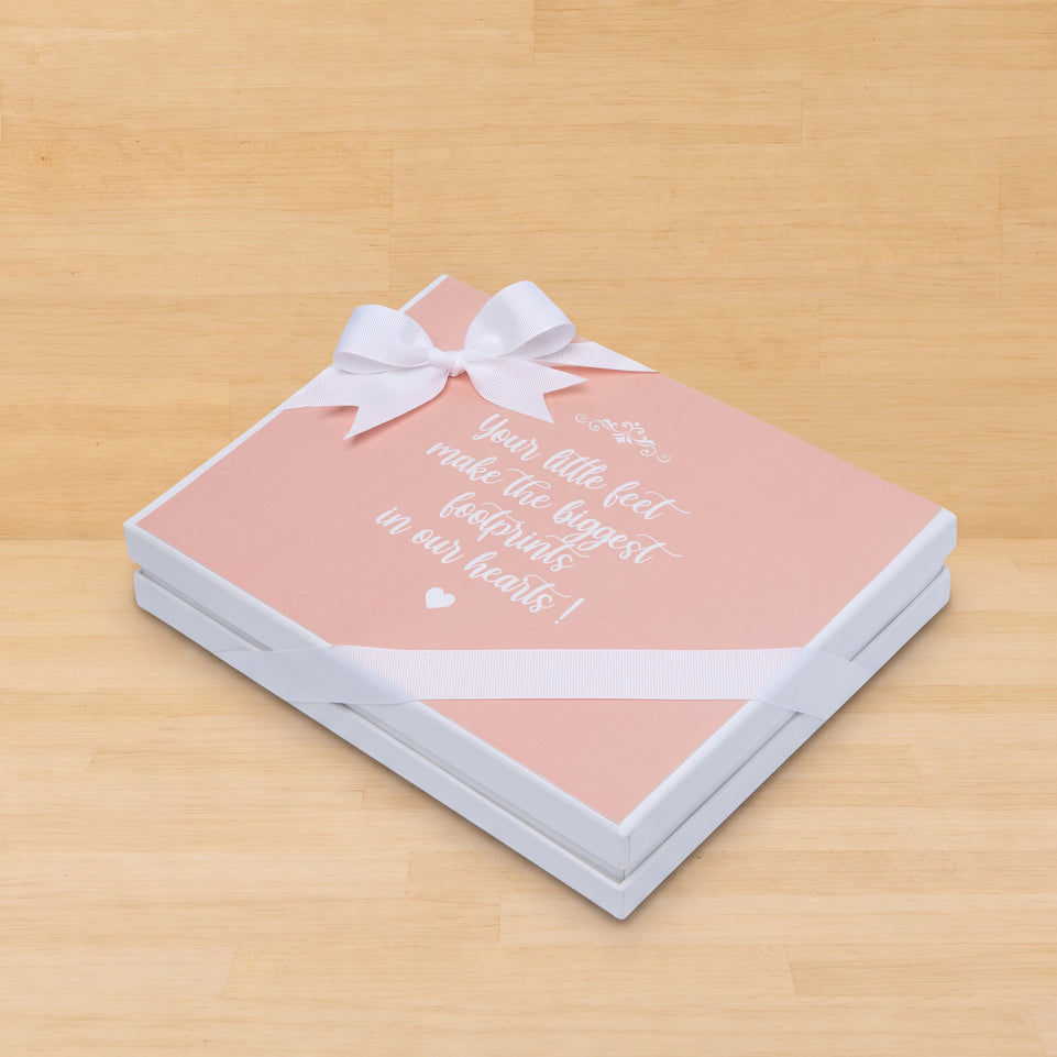 Baby feet designed chocolate hard box