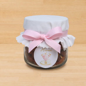 Set of 20 Baby girl personalized cara...