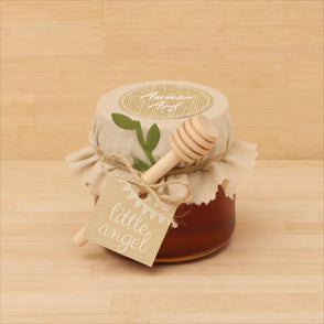 Set of 20 Baby Rustic decorated honey...