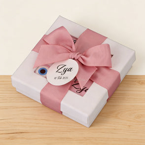 Set of 20 Baby girl personalized choc...