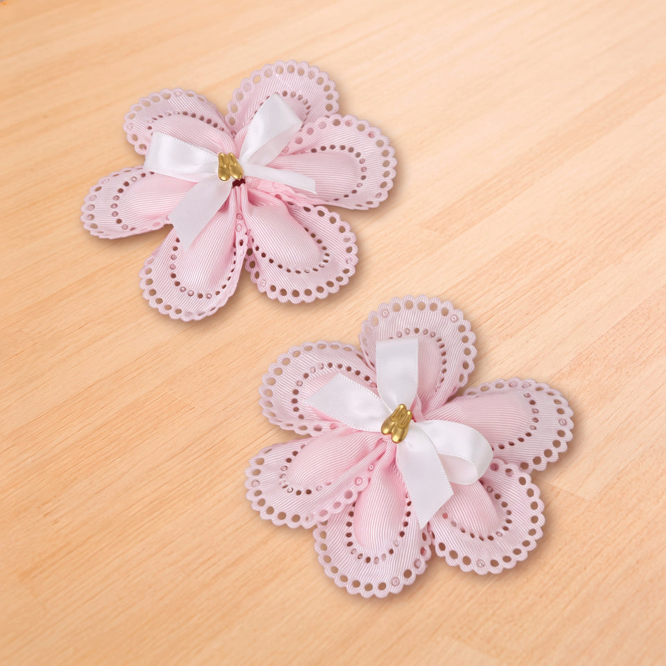 Set of 20 Baby girl decorated flower almond dragees