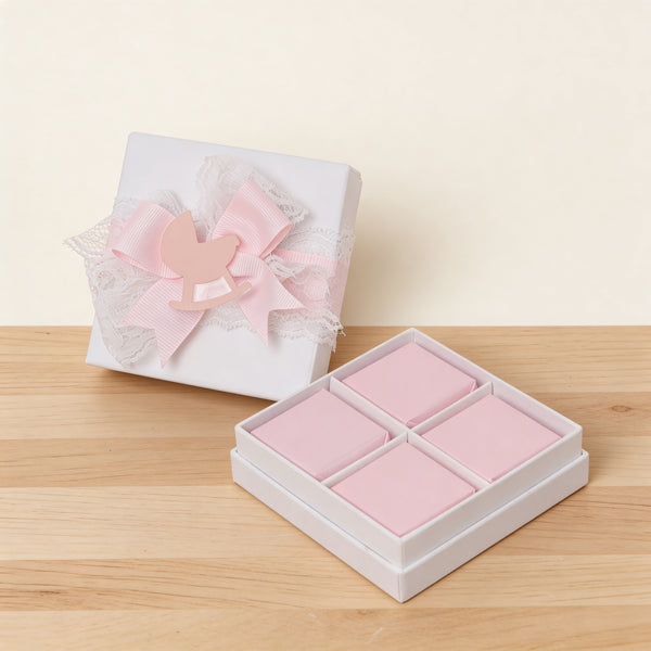 Set of 20 Baby stroller acrylic decorated chocolate box giveaway