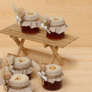 Set of 20 Rustic Baby design decorated honey jar