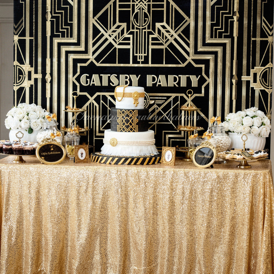 Great gatsby dessert / sweets table