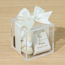 Set of 20 Bridal personalized chocolate acrylic box